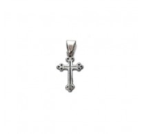 PE001579 Sterling Silver Pendant Small Cross Genuine Solid Hallmarked 925 Handmade